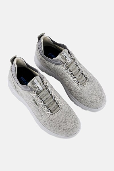 Geox Women Spherica Slip On Casual Shoes, Light Grey