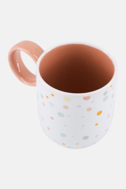 Boltze Ceramic Lavina Micro Dotted Mug 370 ml, Multicolor