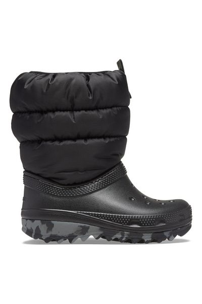 Crocs Classic Neo Puff Boot Kids Black - Black 28-29 Eu - C11 Us