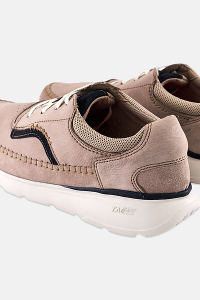 CLARKS Men Standard Gaskill Lace Up Casual Shoes, Taupe