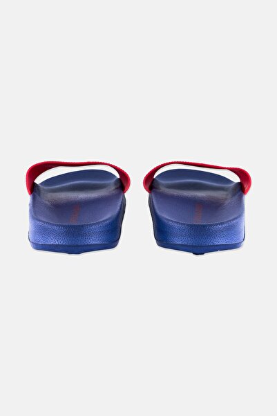 U.S. Polo Assn. Men Rubber Brand Logo Slip On Slide, Multicolor