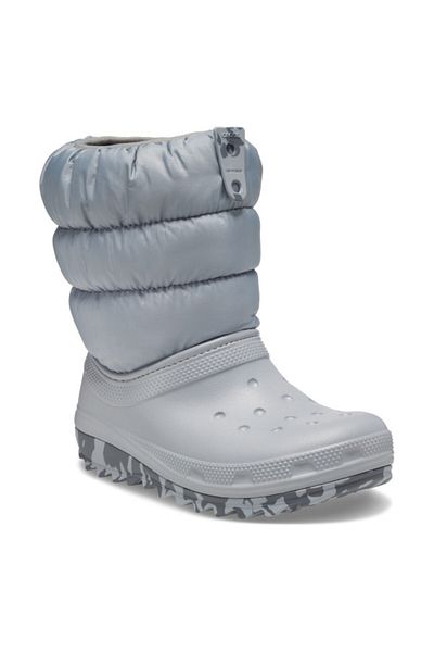 Crocs Classic Neo Puff Boot Kids 34-35 EU - J3 US Gray - Light Grey