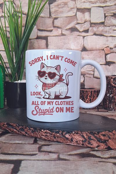 giftkonsept Cat Funny Humorous Cat Lover Cat Owner Fun Gift Printed Tea Coffee Presentation Mug Cup