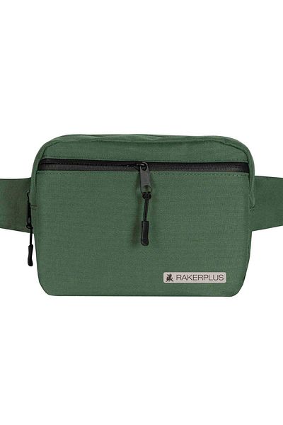 Rakerplus Green Unisex Minimal 21X15X5 cm Waist and Chest Bag