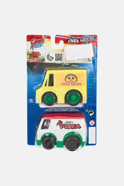 Little Tikes 2 Pieces Crazy Fast Cars Series Dine Dashers, Multicolor