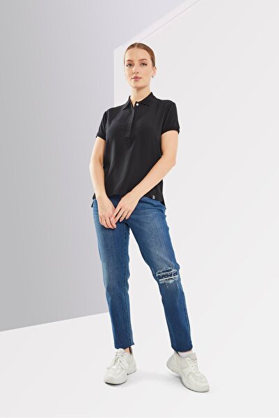 Scuderia Ferrari Women Sportswear Fit Short Sleeve Outdoor Top, Black