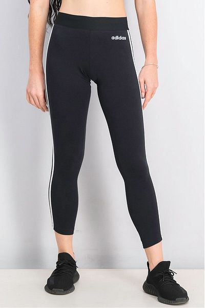 adidas Women Regular Fit 3 Stripe Tights, Black