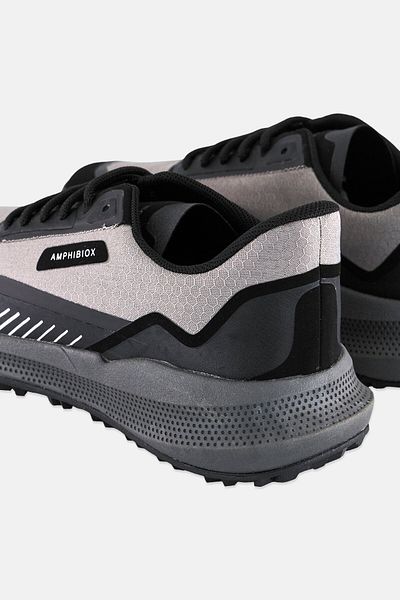 Geox Men U PG1X ABX A Lace Up Casual Shoes, Grey