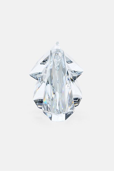 Baccarat Clear Crystal Origami Rooster