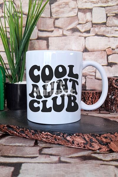 giftkonsept Cool Aunt Era Cool Still Aunt Gift Printed Tea Coffee Presentation Mug Cup