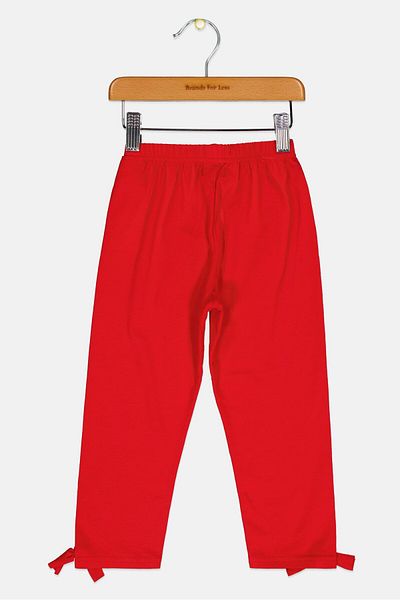 Scuderia Ferrari Toddlers Girl Pull On Brand Logo Leggings, Red