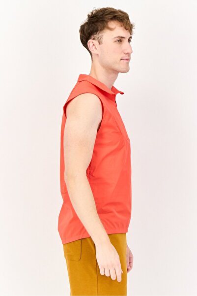 adidas Men Sportswear Fit Sleeveless Running Vest, Bright Red