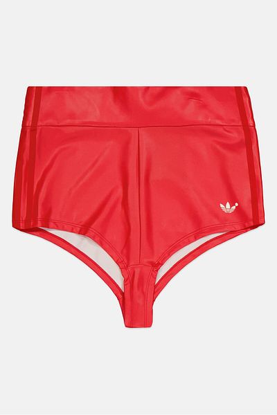 adidas Women Sportswear Fit Training Aerobic Shorts, Red
