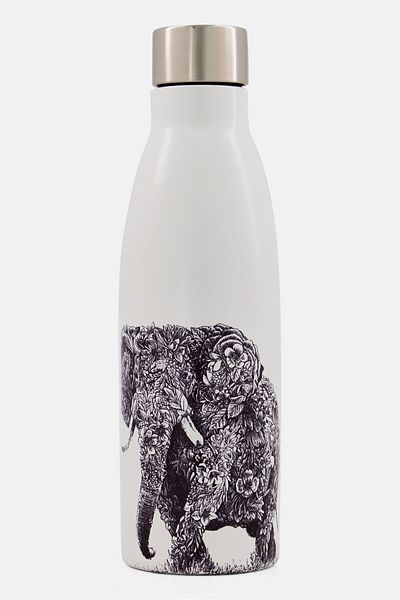 Maxwell & Williams Elephant Double Wall Insulated Bottle 500ml, White