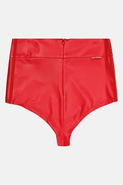 adidas Women Sportswear Fit Training Aerobic Shorts, Red