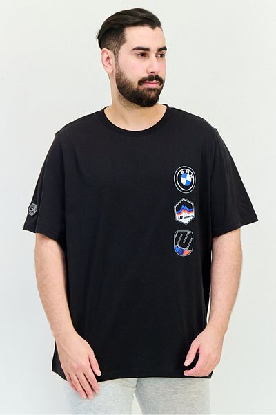 Puma x BMW Motorsport Men Sportswear Fit Short Sleeves Outdoor T-shirt, Black