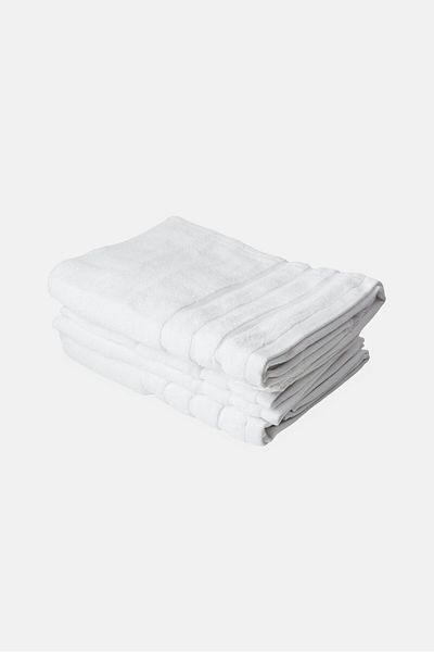 Kathy Ireland 4 Pieces Textured Towel Set, White