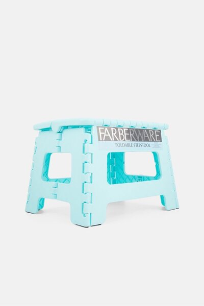 Farberware Foldable Stepstool, Turquoise