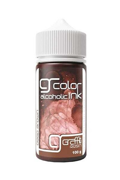 Graffiti Resin جرافيتي ريزن حبر كحولي لون بني غامق 100غ