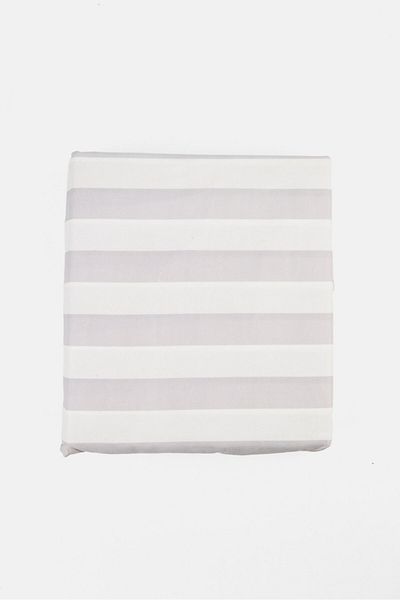 BEBEHOME 2 Pieces Stripe Soft And Rich Flat Sheet With Pillow Case Set, Multicolor