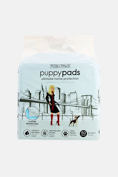 Posh Paws 50 Pcs Ultimate Home Protection Pads, White