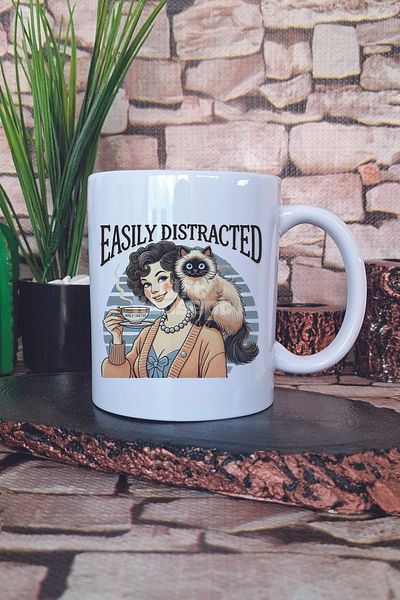 giftkonsept Cat Funny Cheeky Humorous Cat Lover Cat Owner Incompetent Gift Printed Mug Cup