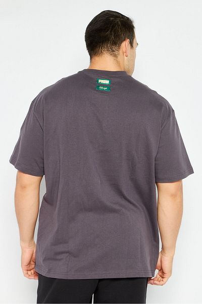 Puma Men Sportswear Fit Short Sleeves Outdoor T-shirt, Dark Coal