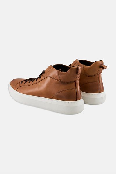 Geox Men U Deiven Lace Up Casual Shoes, Brown