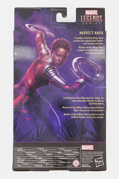 Hasbro Black Panther Legends Series Nakia Action Figure, Red Combo