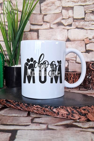 giftkonsept Dog Mom Themed Dog Mom Dog Lover Gift Printed Tea Coffee Presentation Mug Cup