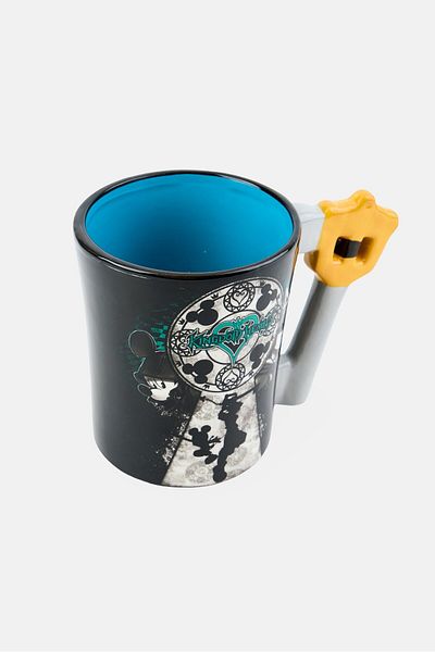 Disney Kingdom Hearts Mickey And Sora 3D Sculpted Ceramic Mug 591ml, Black