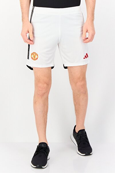 adidas Men Sportswear Fit Brand Logo Training Shorts, White