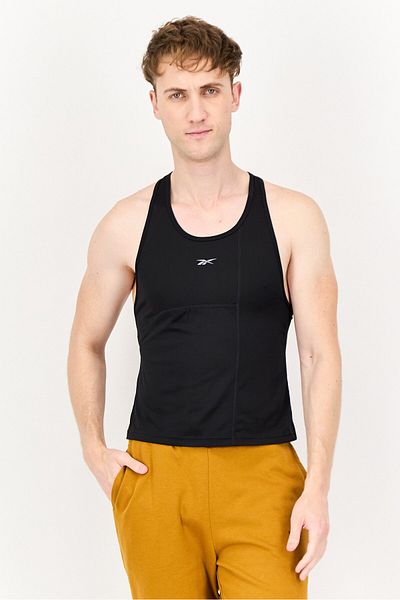 Reebok Men Sportswear Fit Sleeveless Training Vest, Black