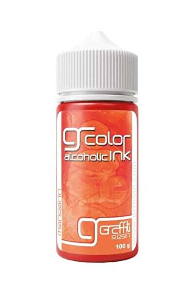 Graffiti Resin جرافيتي ريزن حبر كحولي لون برتقالي مندرين 100غ
