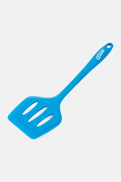 Oreo Silicone Slotted Turner, Blue