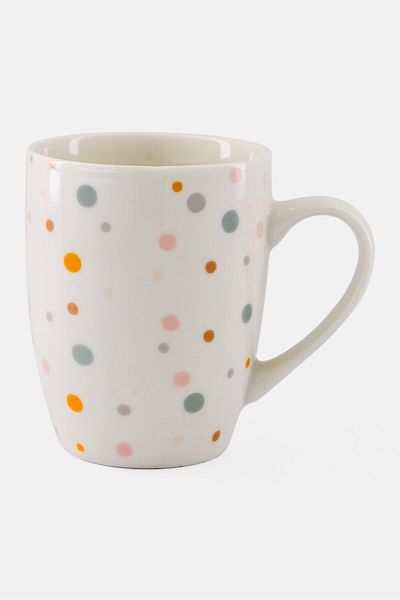 Boltze Ceramic Lavina Micro Dotted Mug 350 ml, Multicolor