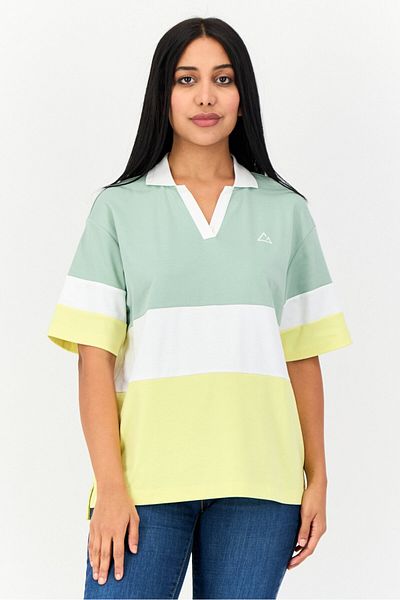 Giordano G-Motion Women Sportswear Fit Short Sleeves Outdoor Polo Shirt, Multicolor