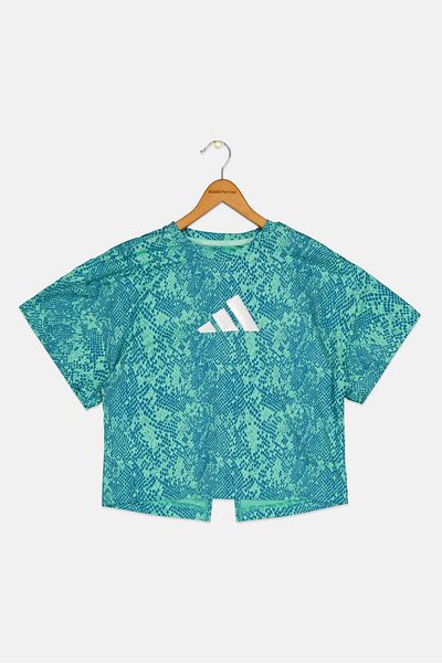 adidas Kids Girl Sportswear Fit Short Sleeves Training T-Shirt, Multicolor