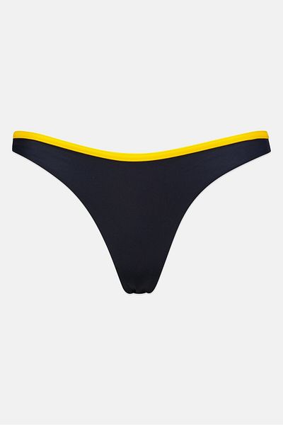 Tommy Hilfiger Women Embroidered Logo Bikini Bottom, Navy Blue