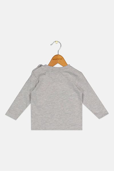 Disney Toddlers Girl Long Sleeve Graphic Print T-shirt, Grey