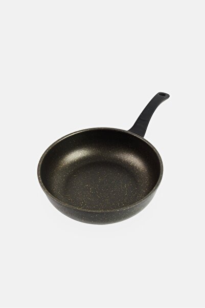 Fissman Grace Aluminium Deep Frying Pan, Black