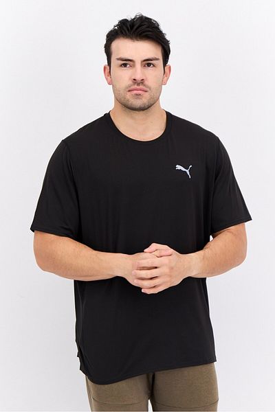 Puma Men Sportswear Fit Short Sleeve Outdoor T Shirt, Black