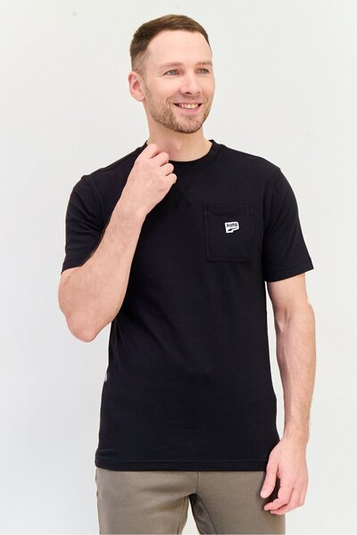 Puma Men Relaxed Fit Short Sleeve Outdoor T-Shirt, Black