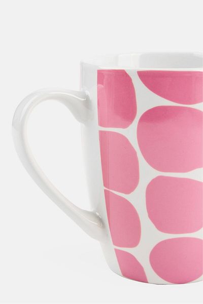 Boltze Allover Print Porcelain Mug 350 ml, Multicolor