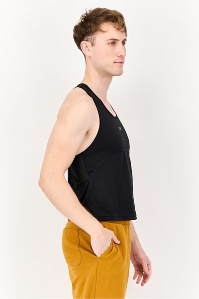 Reebok Men Sportswear Fit Sleeveless Training Vest, Black