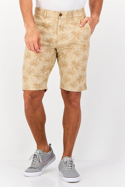 Giordano Men Chambray Chino Shorts, Brown