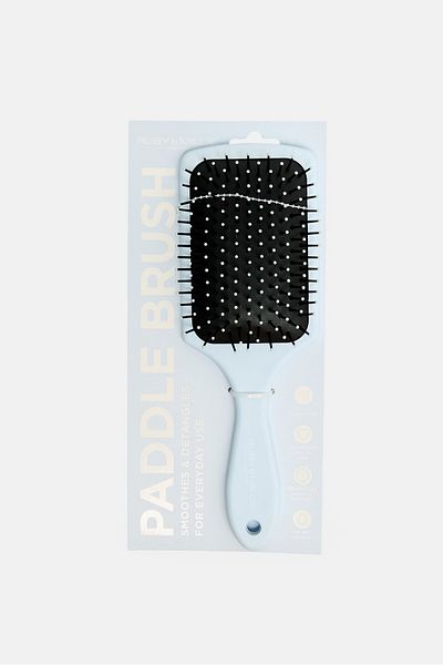 Ruby & Millie Soft Touch Detangling Paddle Hair Brush, Light Blue