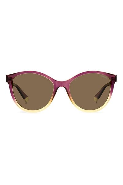 Polaroid Polaroid sunglasses PLD 4133/S/X S2N 55 18 145 WOMAN,Round with Brown Polarized lenses