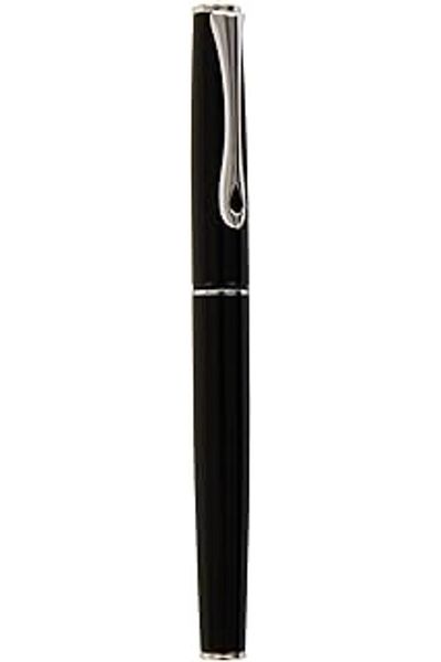 Mu Art Ahşap Diplomat Fountain Pen Esteem Lack Black, Feather: Width (B)