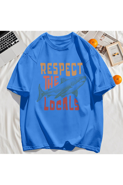 StartMore Y2K Vintage T-Shirt Tee Vintage Locals Sharks Homage Print